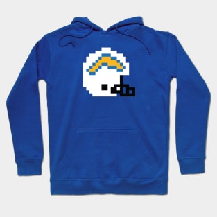 8 Bit Los Angeles Chargers Helmet Hoodie